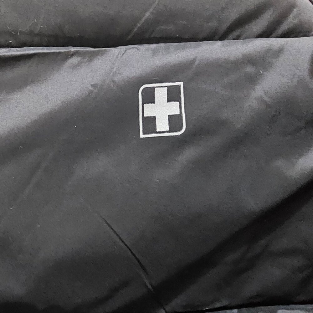 Swiss Tech Mens Puffer Vest Performance Gear Size S, M, XL, 2XL Black Full Zip - Picture 9 of 10